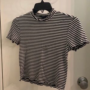 Striped baby tee